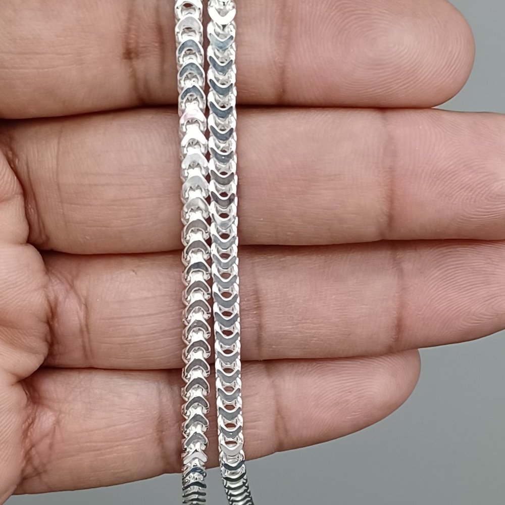 925 Sterling Silver Frenco Style Chain